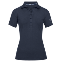 ELT Flensburg Polo donkerblauw maat:m