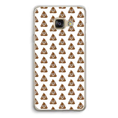Poop emoji: Samsung Galaxy A3 (2016) Transparant Hoesje