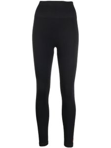 Reebok legging taille-haute à logo imprimé - Noir