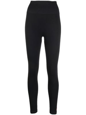 Reebok legging taille-haute à logo imprimé - Noir