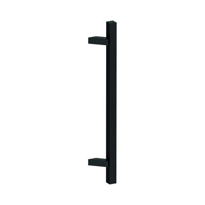 Hardbrass Handgreep Toronto T-model vierkant schuin 660x25mm - mat zwart