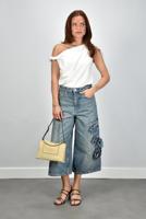 Ganni short A1100107 mid blue stone