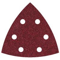 Wolfcraft 1854000 Deltaschuurpapier Met klittenband, Geperforeerd Korrelgrootte 240 Hoekmaat 95 mm 5 stuk(s)