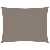 Zonnescherm rechthoekig 6x7 m oxford stof taupe