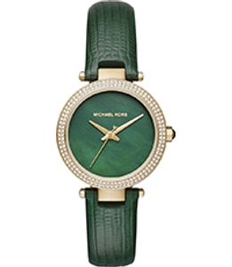Horlogeband Michael Kors MK2592 Leder Groen 16mm