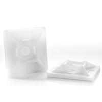 Plakzadel 28x28mm naturel 100 stuks