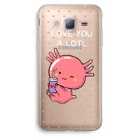 Love You A Lotl: Samsung Galaxy J3 (2016) Transparant Hoesje