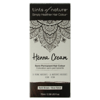 Tints Of Nature Henna cream dark brown semi permanent 70 Milliliter