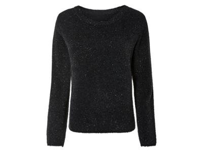esmara Gebreide dames trui (M (40/42), Zwart)