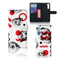 Telefoonhoesje met Naam OnePlus Nord Skull Red