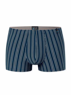 Schiesser - Shorts - Long Life Soft - zwartblauw, Maat:M