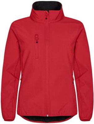 Clique 0200915 Classic Softshell Jacket Lady - Rood - XXL