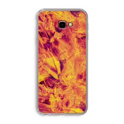 Eternal Fire: Samsung Galaxy J4 Plus Transparant Hoesje