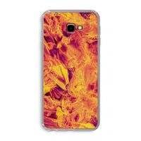 Eternal Fire: Samsung Galaxy J4 Plus Transparant Hoesje