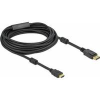 Delock 85960 Actieve DisplayPort 1.2 naar HDMI Kabel 4K 60 Hz 10 m