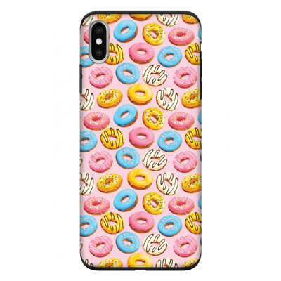 Pink donuts: iPhone XS Max Tough Case