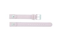 Lacoste horlogeband 2000387 / LC-05-3-14-0009 Leder Roze 12mm + standaard stiksel