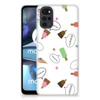 Motorola Moto G22 Siliconen Case IJsjes