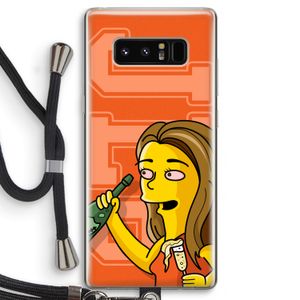 Jamie Lee Simpson: Samsung Galaxy Note 8 Transparant Hoesje met koord