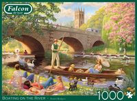 Falcon de luxe Boating on the River 1000 stukjes - thumbnail