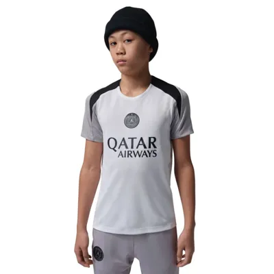 Paris Saint-Germain X Jordan Trainingsshirt Junior 2025/2026 - Maat 152 - Kleur: WitZwartGrijs | Soccerfanshop