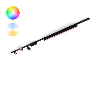 Philips Hue Perifo - White and color set van 3 spots en bar zwart - 929003117501