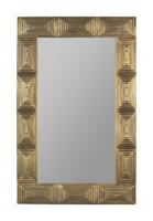 Dutchbone Spiegel Volan mangohout, 110x70cm - goud - thumbnail