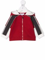 Emporio Armani Kids veste de sport à capuche - Rouge