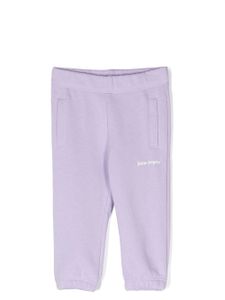 Palm Angels Kids pantalon de jogging à logo imprimé - Violet