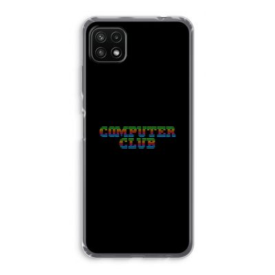 Retro: Samsung Galaxy A22 5G Transparant Hoesje