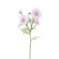 Buitengewoon de Boet - Scabiosa Tak Licht Roze 60 cm kunstplant - thumbnail