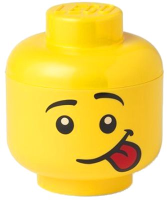 LEGO Storage Head 'Silly', mini Opbergdoos