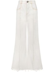 Giambattista Valli jean à coupe ample - Blanc