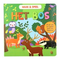 Wins Holland Maak & Speel Boek Het Bos - thumbnail