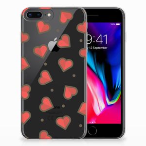 Apple iPhone 7 Plus | 8 Plus TPU bumper Hearts