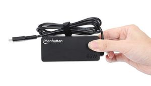 Manhattan 102490 oplader voor mobiele apparatuur Notebook Zwart AC Binnen