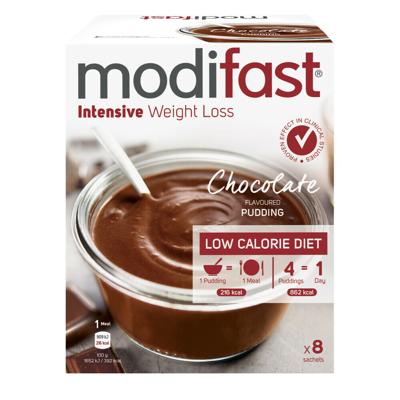 Modifast Intensive Pudding Poeder Chocolade 440gr