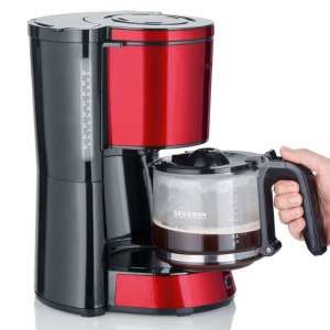 Severin KA 4817 Koffiezetapparaat Rood (metallic), Zwart Capaciteit koppen: 10