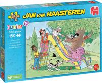 De Gladde Glijbaan - Jan van Haasteren Junior Puzzel 150 Stukjes