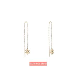 Day&Eve Oorbellen Go Trough Flower | Goud