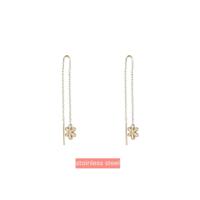 Day&Eve Oorbellen Go Trough Flower | Goud