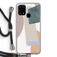 Lindo: Samsung Galaxy M31 Transparant Hoesje met koord