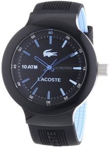 Lacoste horlogeband 2010719 / LC-61-1-29-2349 Rubber Zwart 16mm