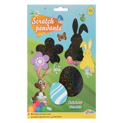 Creative Craft Group Scratch hangers pasen, 9st.