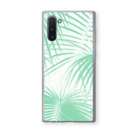Palmbladeren: Samsung Galaxy Note 10 Transparant Hoesje