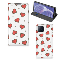 OPPO A73 5G Hoesje met Magneet Hearts - thumbnail