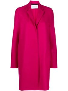 Harris Wharf London manteau en laine vierge à revers crantés - Rose