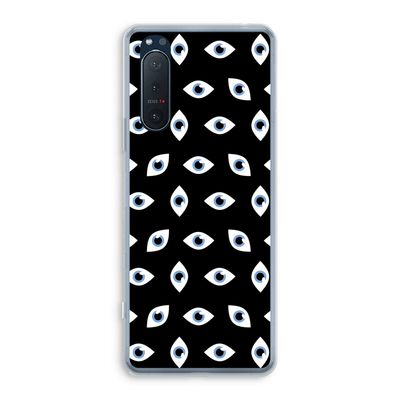 Eyes pattern: Sony Xperia 5 II Transparant Hoesje