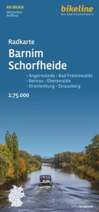 Fietskaart BRA06 Bikeline Radkarte Barnim - Schorfheide | Esterbauer