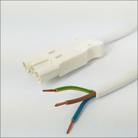 Aansluitsnoer male AC166 3X1.5mm² 2M wit ADELS Eca 16275320 Aansluitsnoer male AC166 3X1.5mm² 2M wit ADELS Eca 16275320